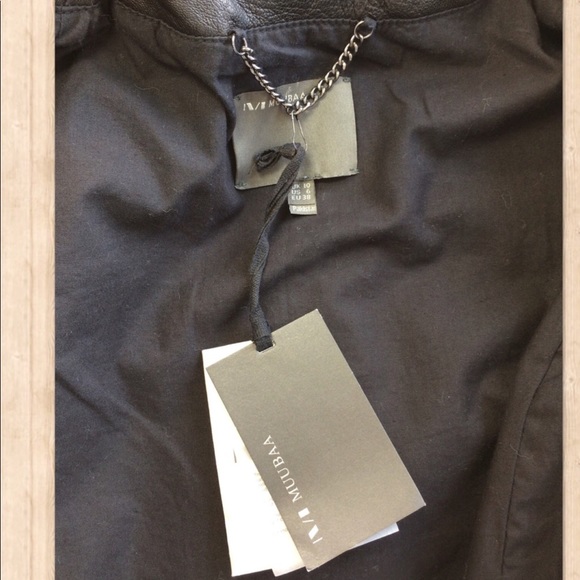 Luxurious Muubaa Leather Biker Jacket, US 6 - Picture 5 of 8